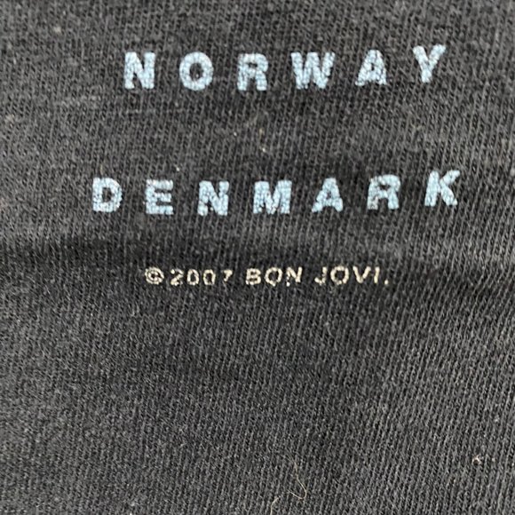 Bon Jovi Lost Highway 2008 World Tour T Shirt Mens Medium - Picture 3 of 11